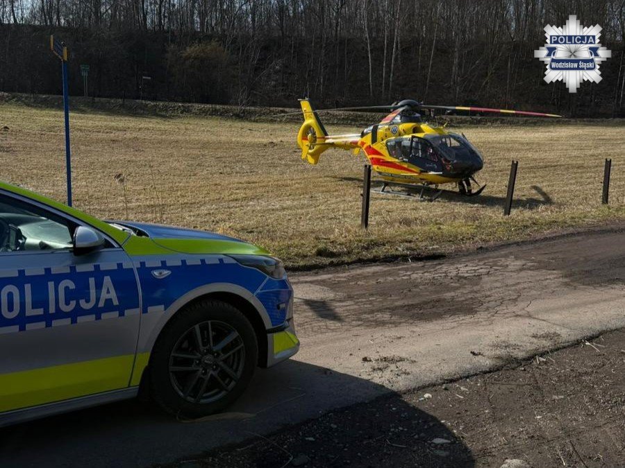 Wypadek na budowie kościoła w Wodzisławiu. Mężczyzna spadł z rusztowania