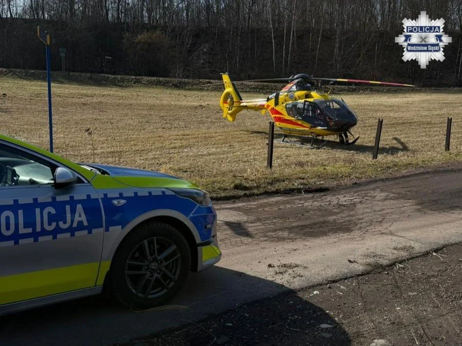 Wypadek na budowie kościoła w Wodzisławiu. Mężczyzna spadł z rusztowania