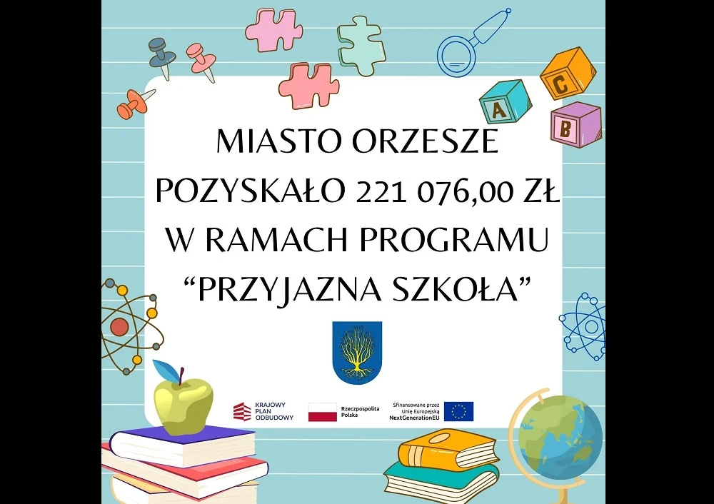 Ponad 221 tys. zł dla Orzesza. W szkołach pojawią się asystenci