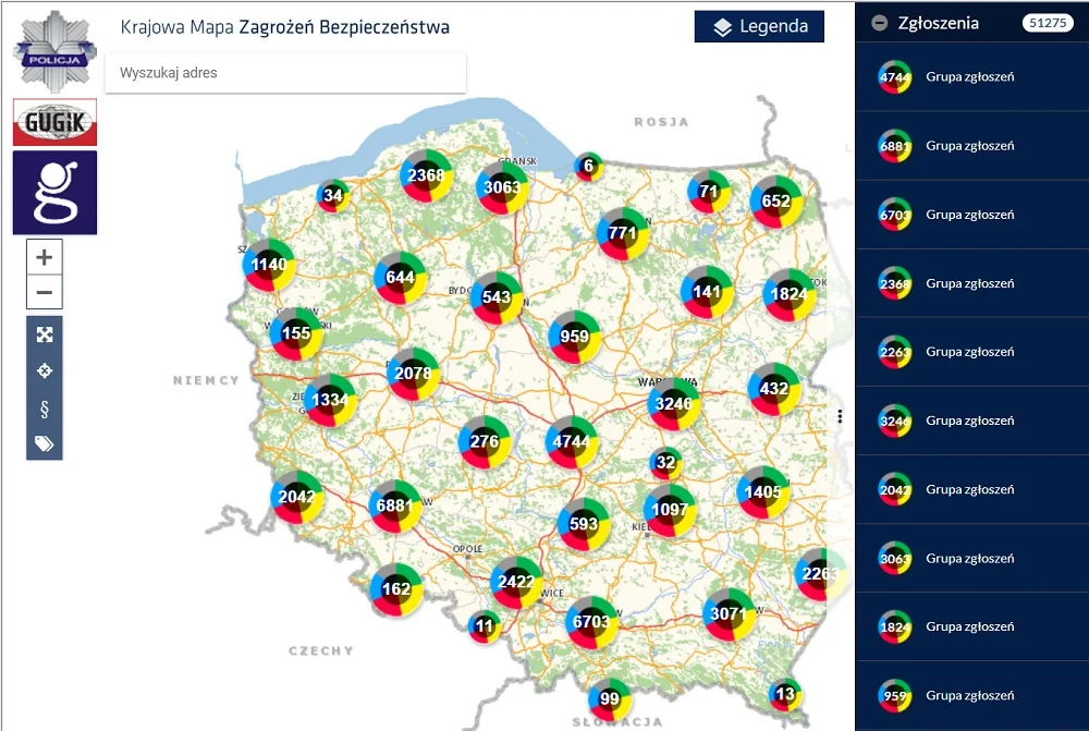 Zgłoś zagrożenie w swojej okolicy za pomocą Krajowej Mapy Zagrożeń Bezpieczeństwa
