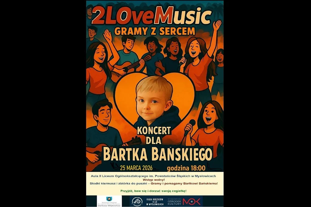 „2LOveMusic – Gramy z Sercem” – charytatywny koncert dla Bartka Bańskiego w Mysłowicach