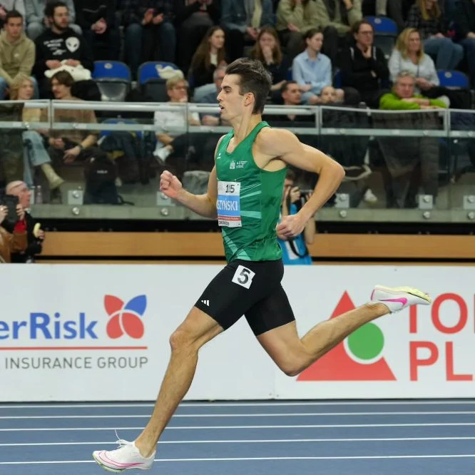 Kajetan Duszyński Halowym Mistrzem Polski - złoto na 400 metrów!
