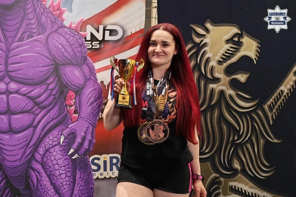 Policjantka z Mysłowic znów na podium. Sierż. Kamila Dulowska wywalczyła trzy medale