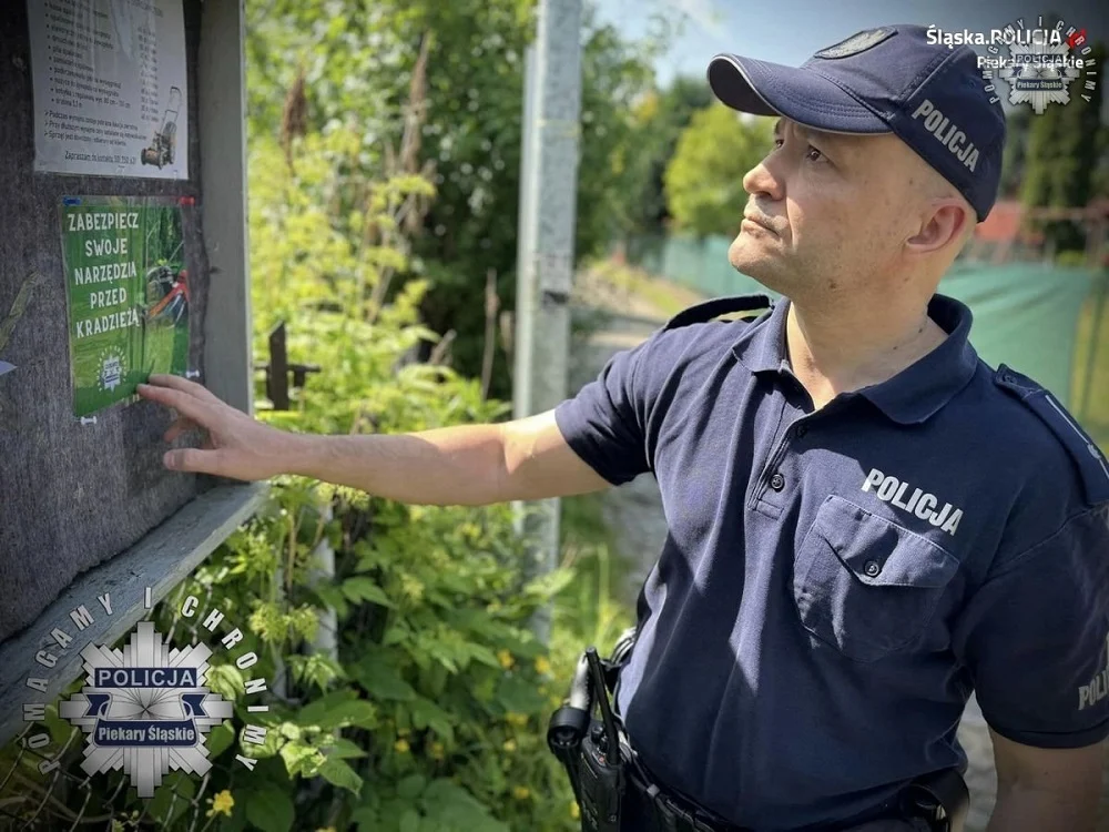 Jak zabezpieczyć ogródek działkowy przed złodziejami? Porady piekarskich policjantów