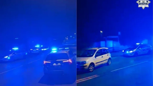 Nocny pościg w Rudzie Śląskiej. Kierowca pod wpływem narkotyków i bez uprawnień