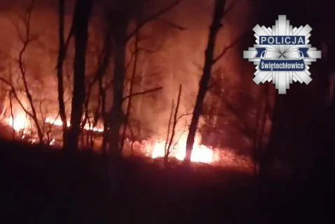 Wypalanie traw to śmiertelne zagrożenie – szybka reakcja policjantów zapobiegła rozprzestrzenieniu się ognia