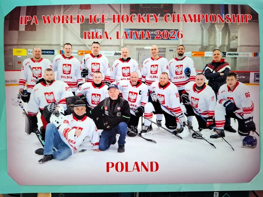 Policjant z Tychów zagrał na mistrzostwach świata IPA w hokeju