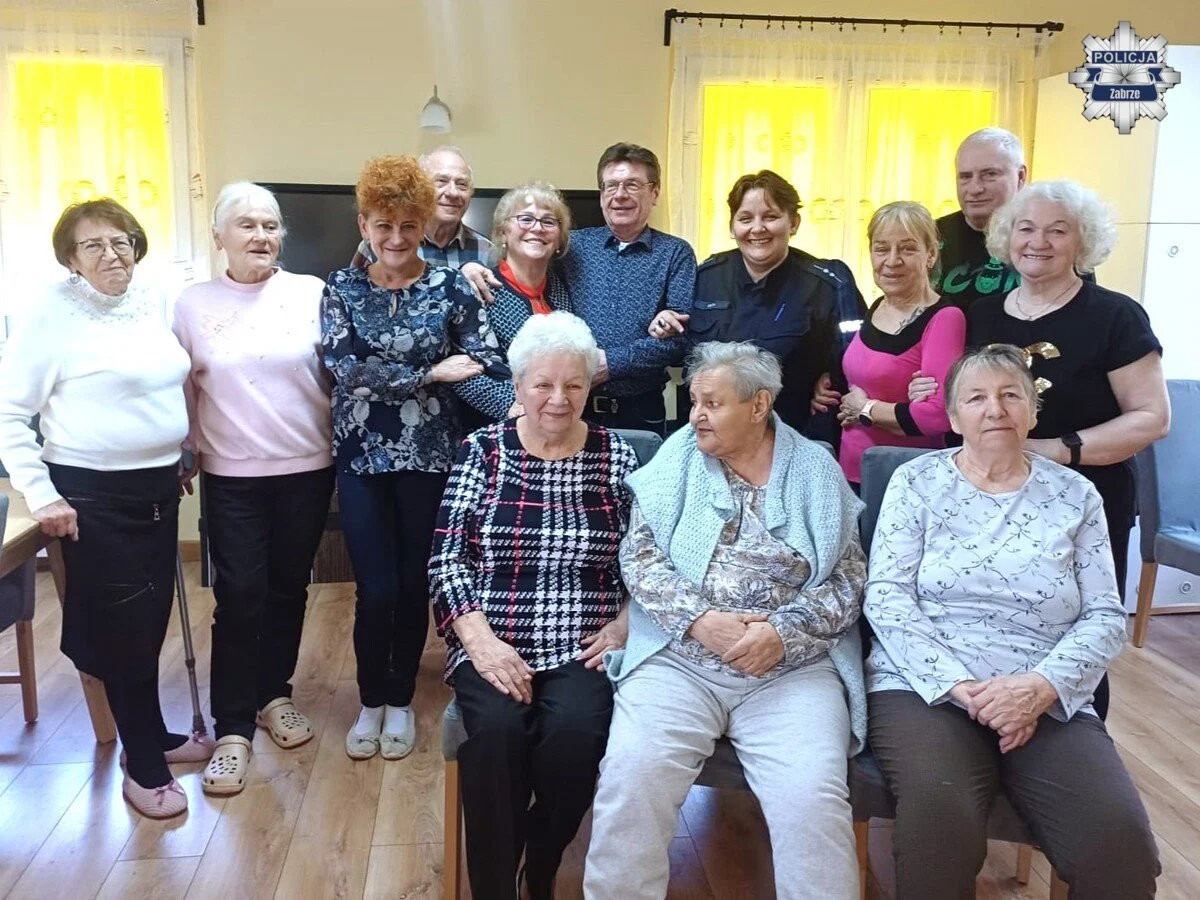 Spotkanie z seniorami o bezpieczeństwie w Zabrzu