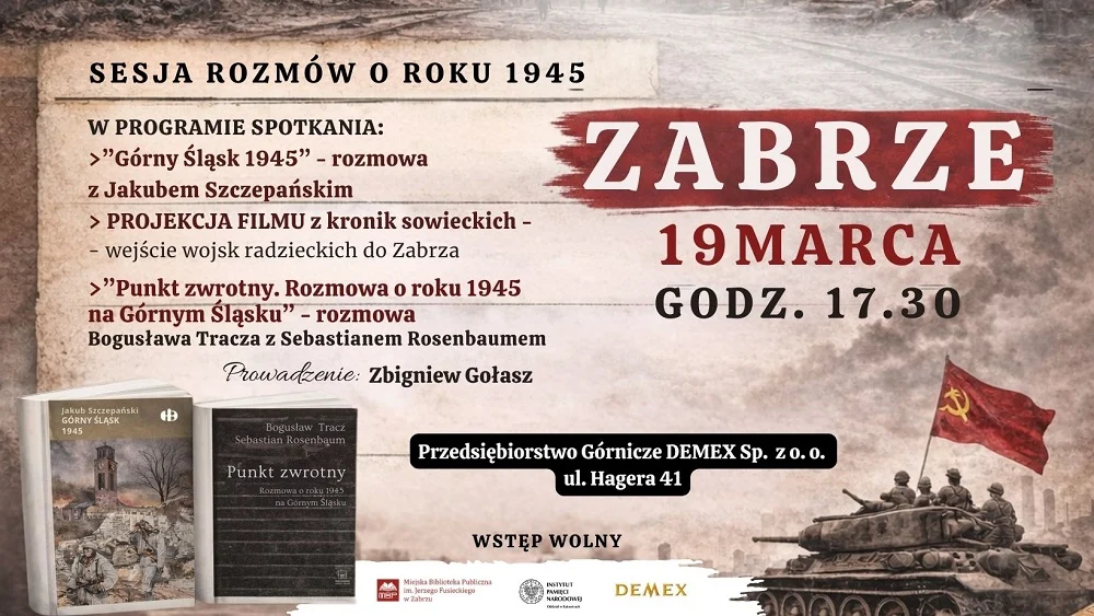Rok 1945 w Zabrzu. MBP zaprasza na sesję historyczną / fot. MBP Zabrze