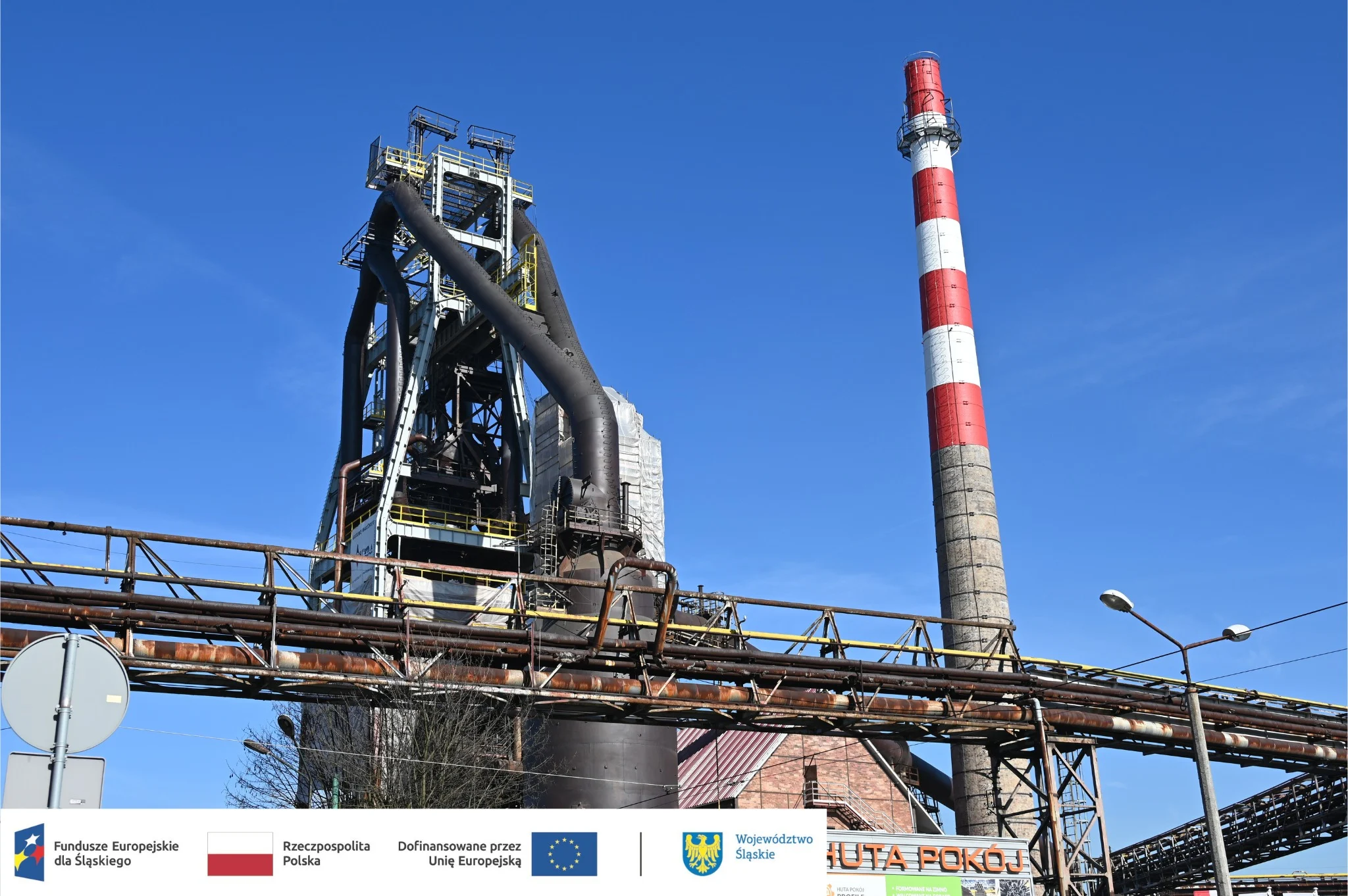 Wielki Piec Huty "Pokój" w Rudzie Śląskiej zyskuje nowe życie. Śledź postępy rewitalizacji symbolu miasta