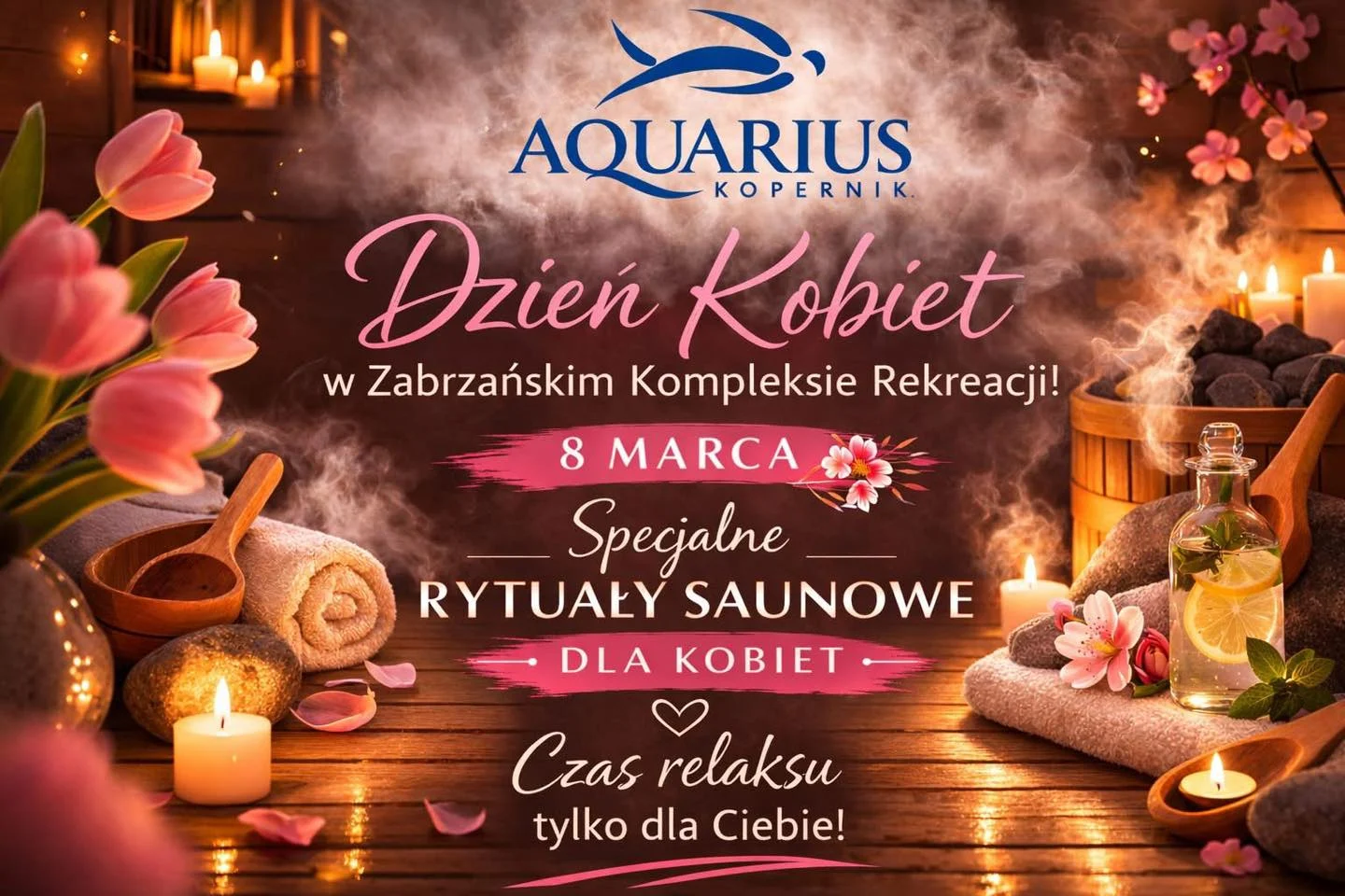 Dzień Kobiet w Zabrzu. Specjalna oferta w Aquarius Kopernik