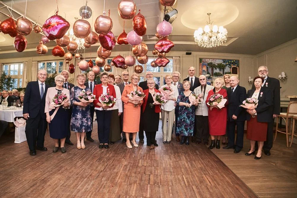 52 pary z Tychów odebrały medale za Długoletnie Pożycie Małżeńskie