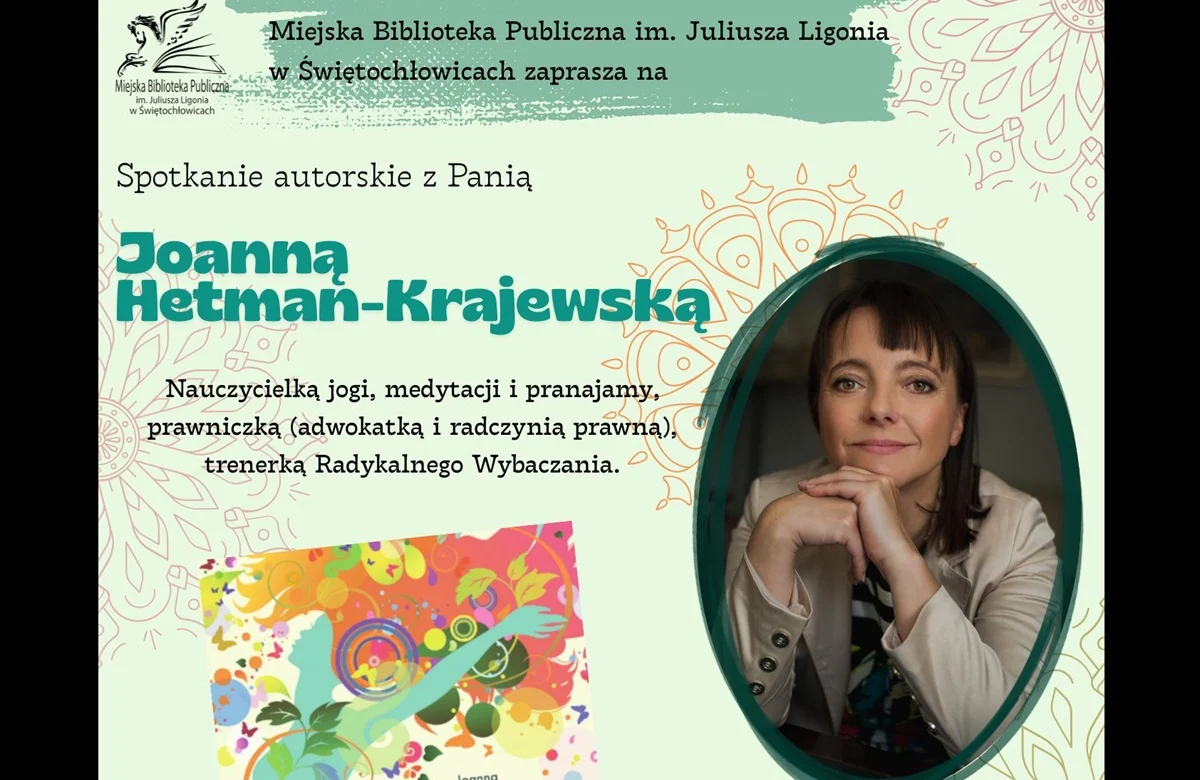 Spotkanie autorskie w Świętochłowicach. Joanna Hetman-Krajewska w bibliotece