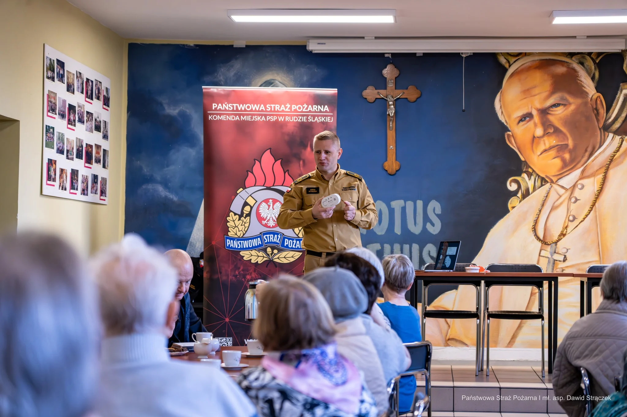 Ponad 500 czujek trafiło do mieszkańców Rudy Śląskiej w ramach akcji "Czujka na straży Twojego bezpieczeństwa"