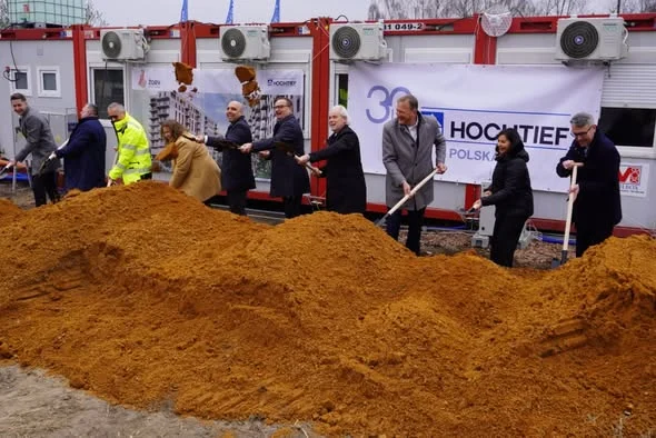 Pierwsza łopata wbita! W Żorach rusza budowa 405 mieszkań w partnerstwie publiczno-prywatnym