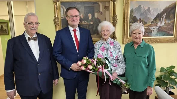 Pani Marta Wesołowska obchodzi swoje 101. urodziny