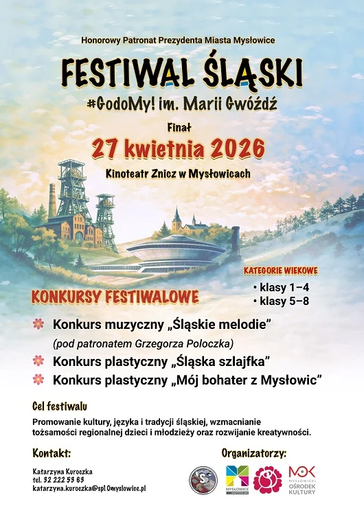 Festiwal Śląski #GodoMy! im. Marii Gwóźdź dla młodych artystów / fot. UM Mysłowice