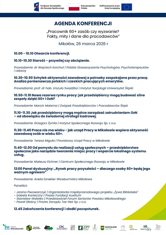 Targi Srebrnej Aktywności – spotkanie seniorów z pracodawcami i klubami seniora! / fot. UM Orzesze
