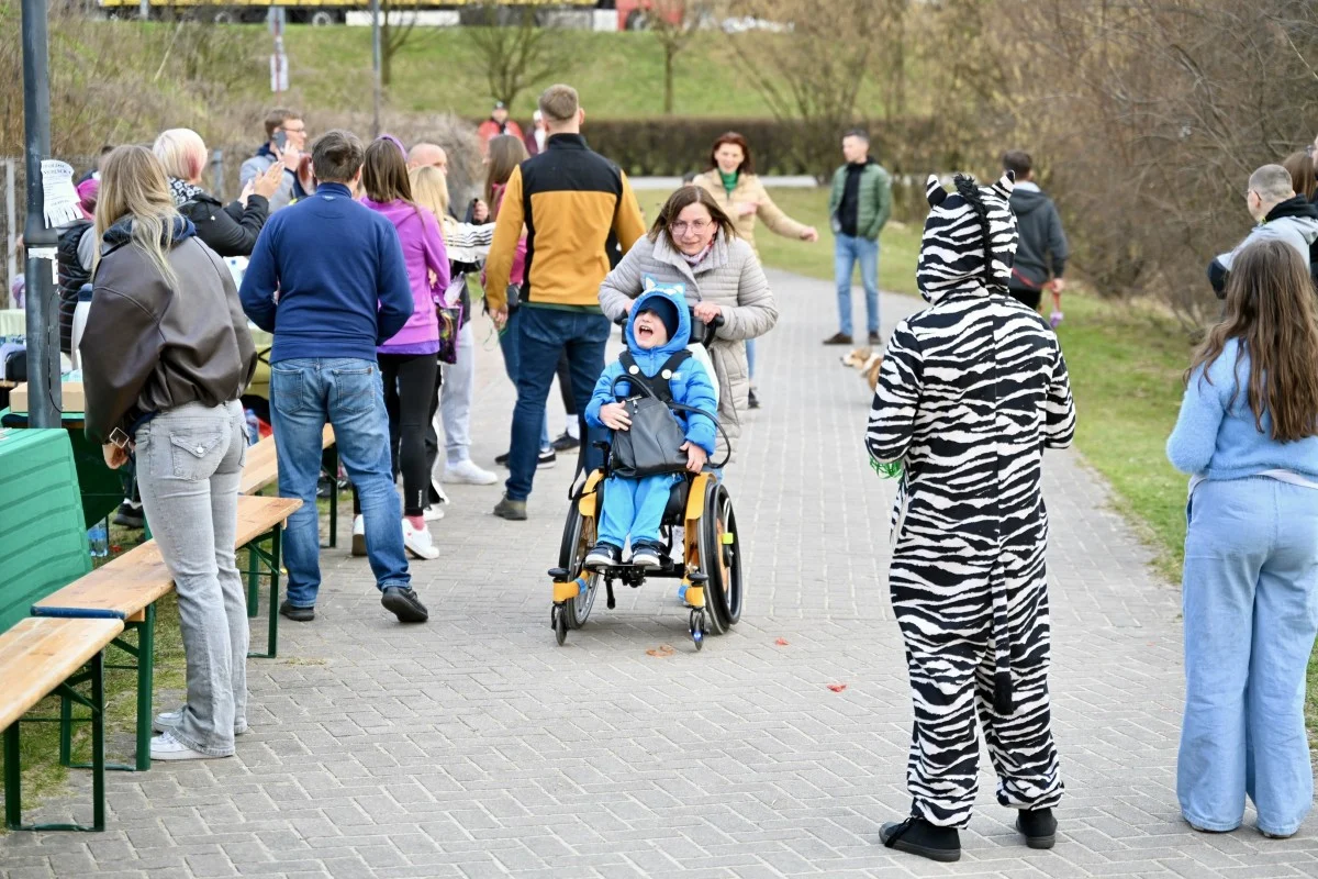 Bieg dla Michała w Chorzowie. Mieszkańcy ruszyli z pomocą na Amelungu / fot. UM Chorzów FB