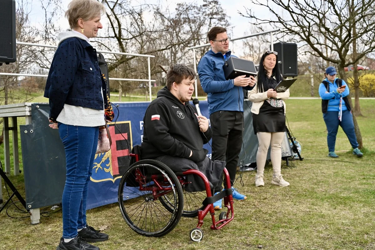 Bieg dla Michała w Chorzowie. Mieszkańcy ruszyli z pomocą na Amelungu / fot. UM Chorzów FB