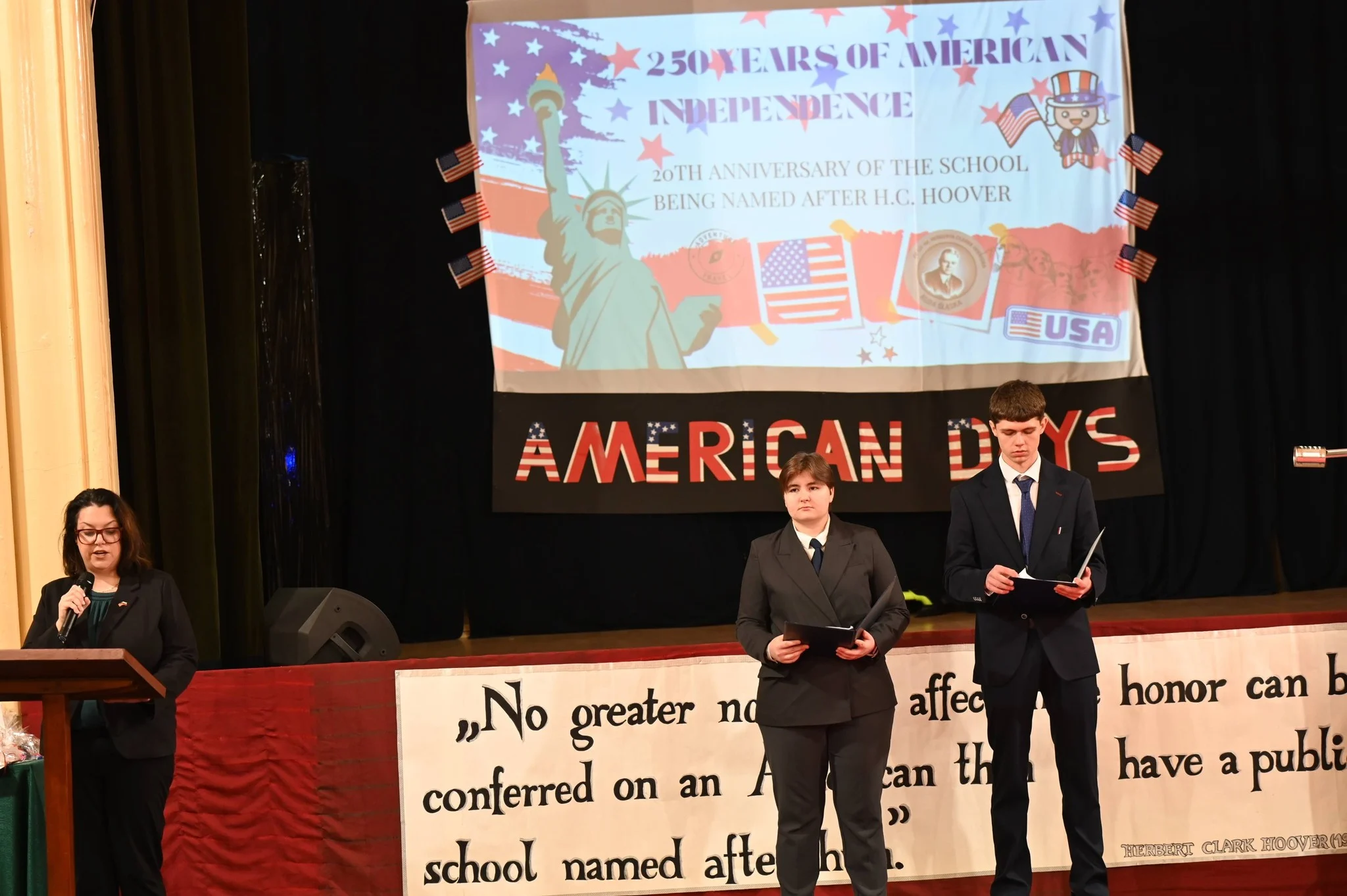 Finał Dni Amerykańskich w IV LO w Rudzie Śląskiej / fot. UM Ruda Śląska