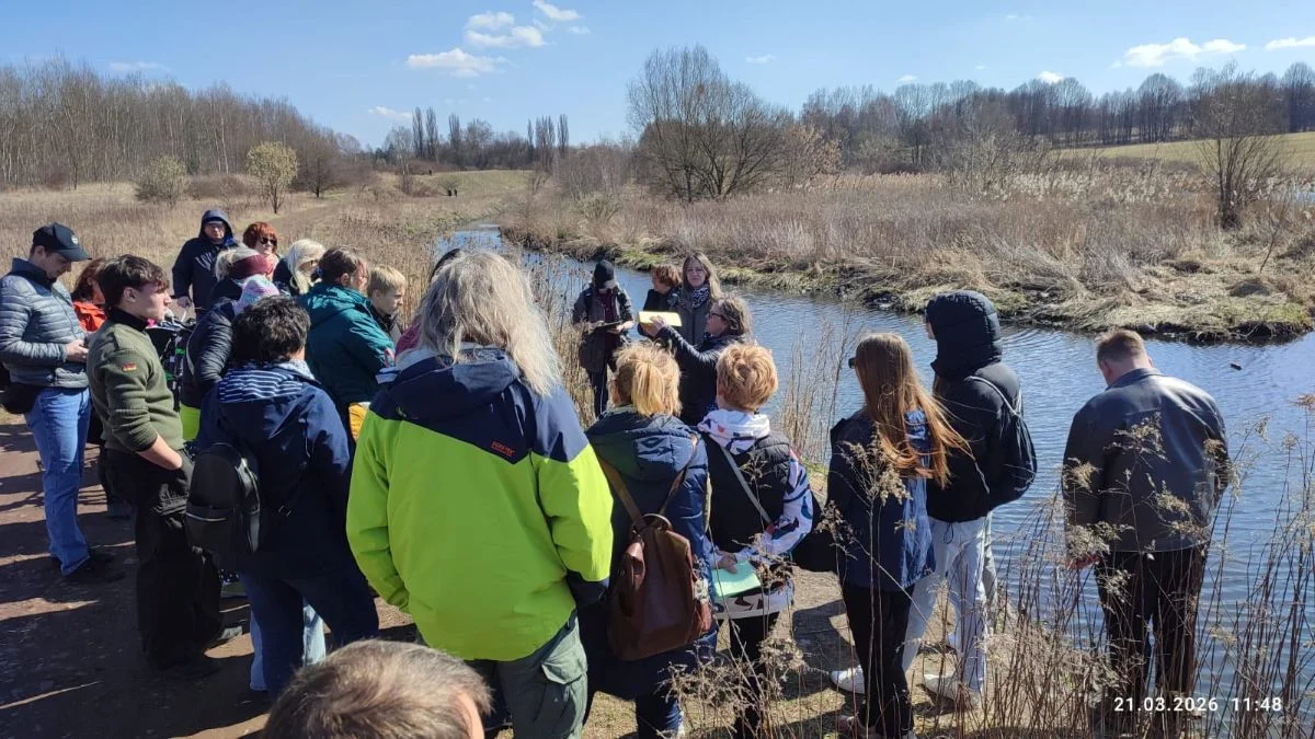 Mieszkańcy powitali wiosnę w Rudzie Śląskiej. Za nami warsztaty terenowe nad Kochłówką / fot. M. Chmielewska, D. Zimny, M. Sołtysiak