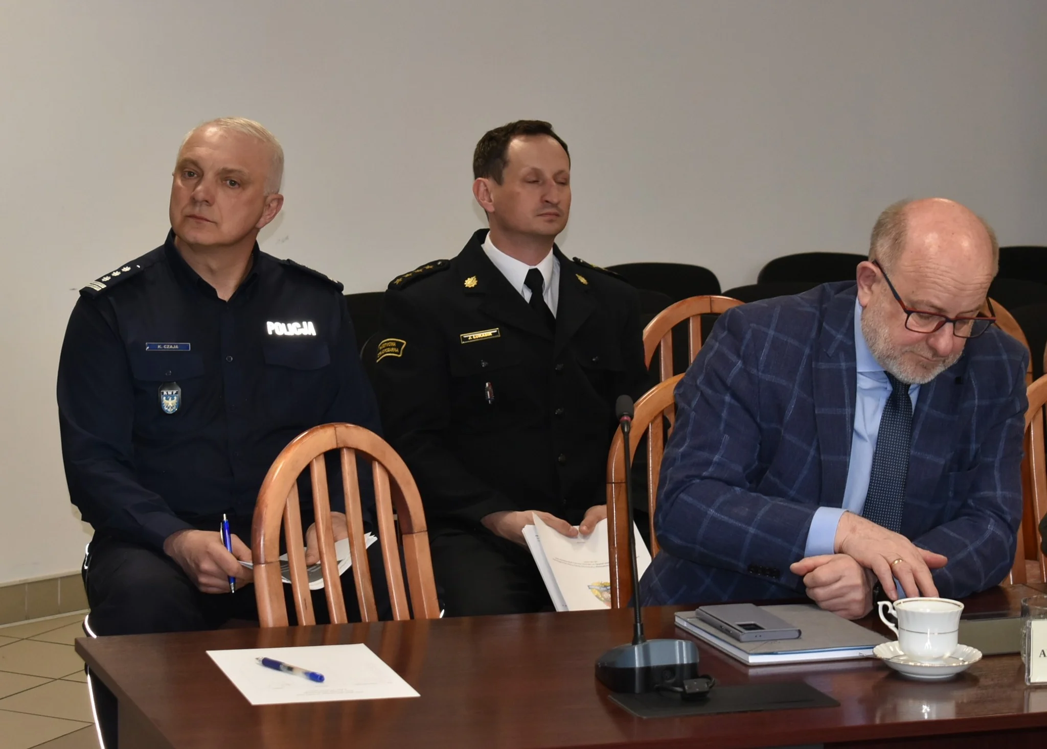 Sesja o bezpieczeństwie w Powiecie Mikołowskim / fot. Aktualności Powiatu Mikołowskiego