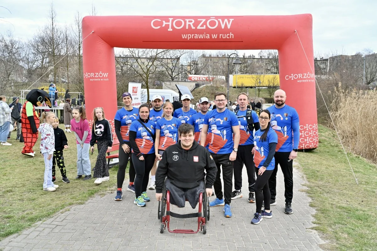 Bieg dla Michała w Chorzowie. Mieszkańcy ruszyli z pomocą na Amelungu / fot. UM Chorzów FB