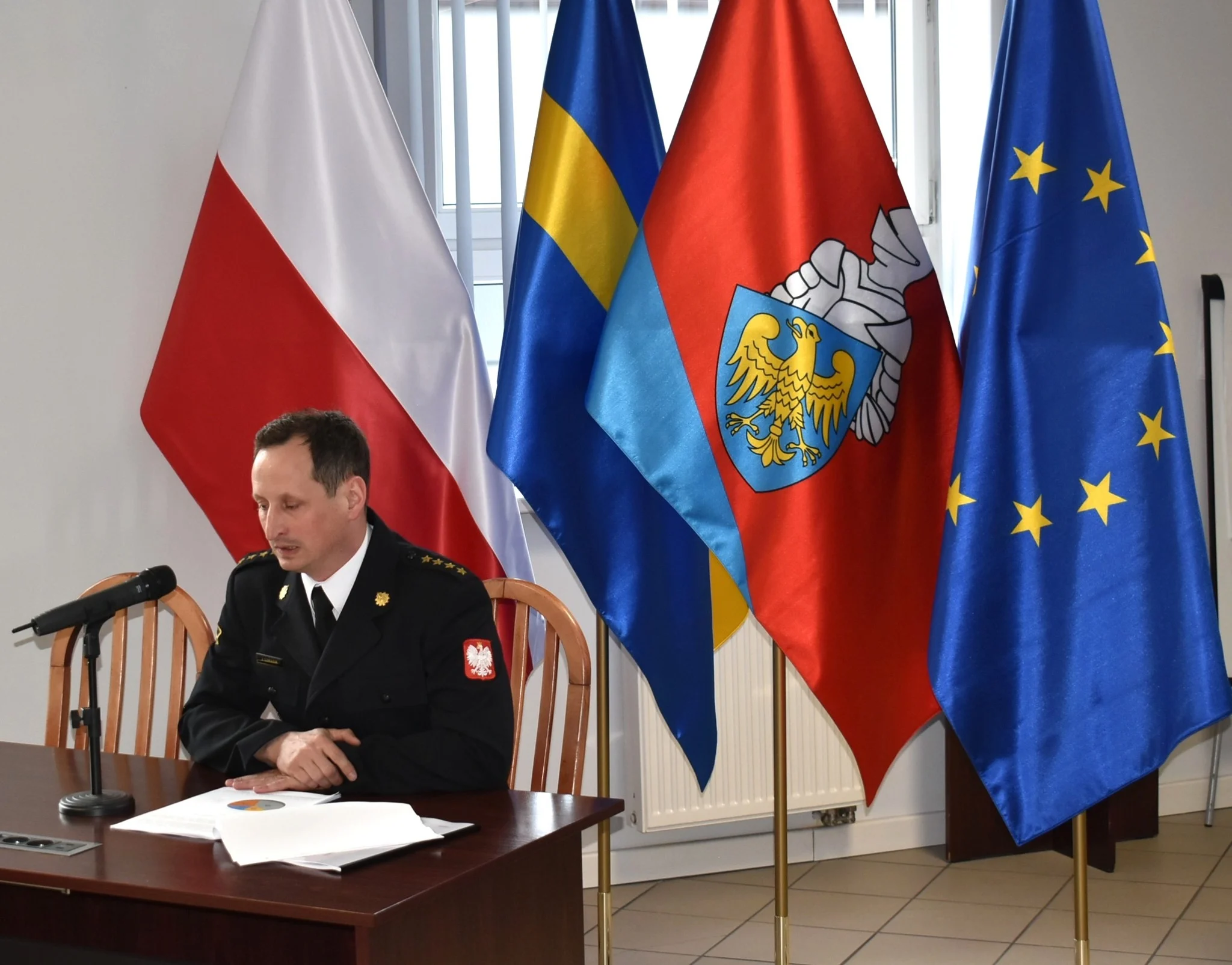 Sesja o bezpieczeństwie w Powiecie Mikołowskim / fot. Aktualności Powiatu Mikołowskiego