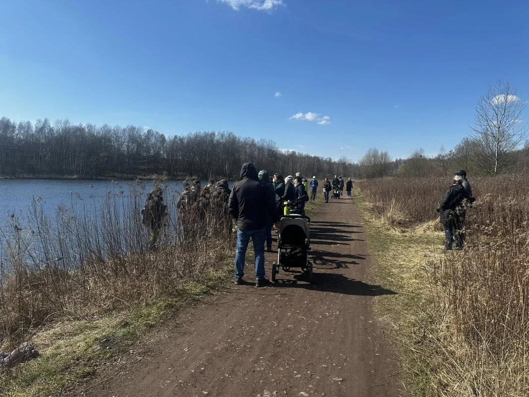 Mieszkańcy powitali wiosnę w Rudzie Śląskiej. Za nami warsztaty terenowe nad Kochłówką / fot. M. Chmielewska, D. Zimny, M. Sołtysiak