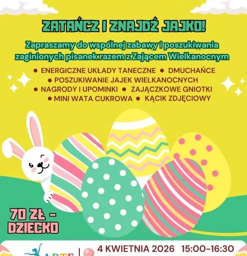 Tańczący Zajączek i Wielkie Polowanie w Świętochłowicach. Wielkanocne wydarzenie dla dzieci