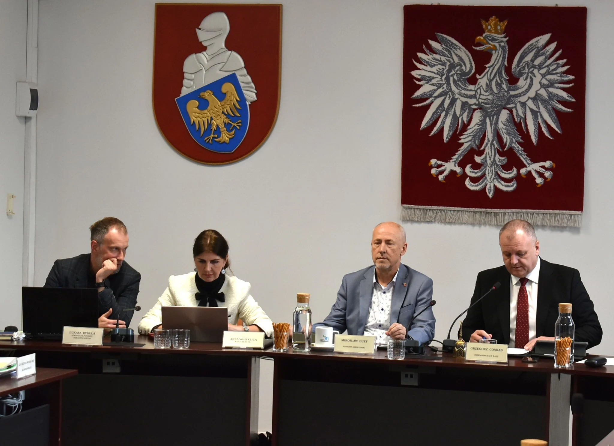 Sesja o bezpieczeństwie w Powiecie Mikołowskim / fot. Aktualności Powiatu Mikołowskiego