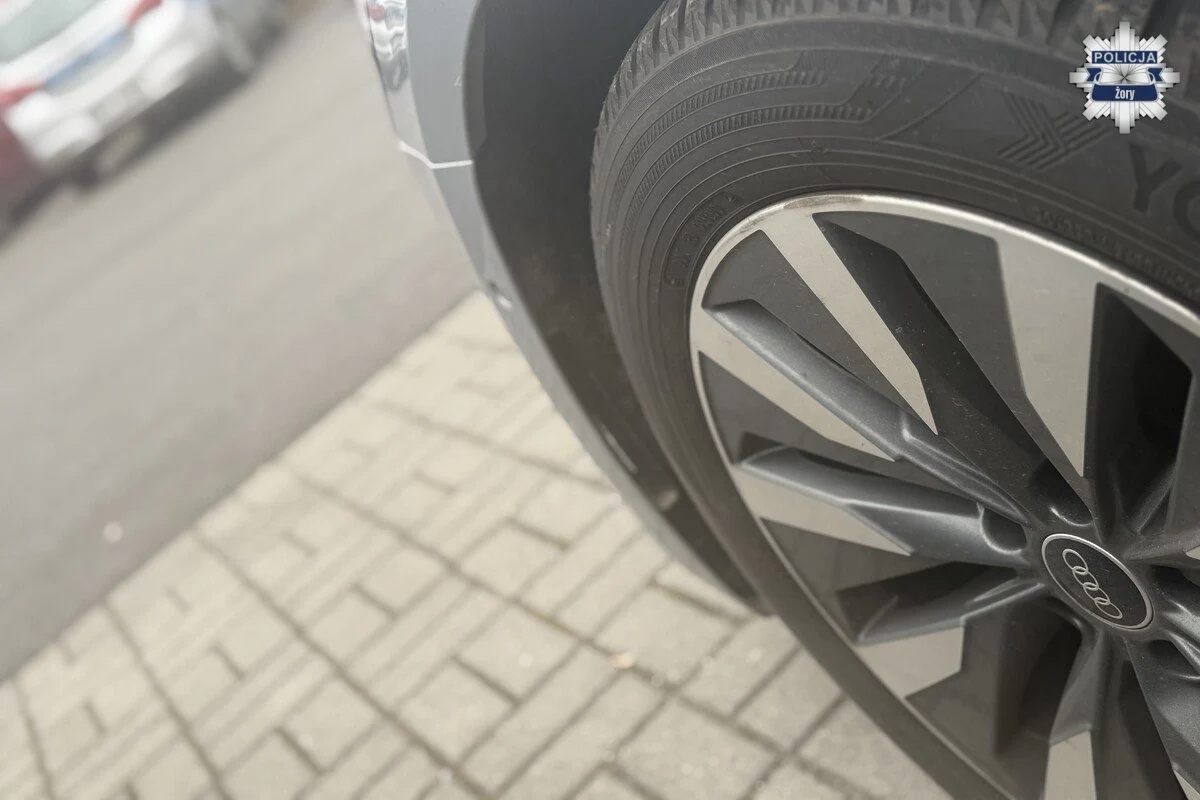 Żory: ukradł koła od Audi, tłumaczył że chciał się na nich wyspać...