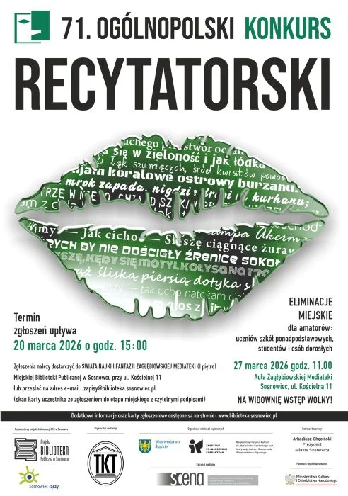 Ogólnopolski Konkurs Recytatorski – eliminacje miejskie już niebawem!