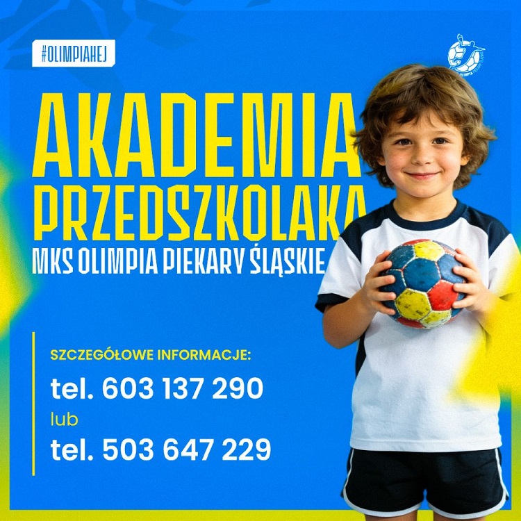 MKS Olimpia Medex Piekary Śląskie zaprasza dzieci do Akademii Przedszkolaka / fot. UM Piekary Śląskie