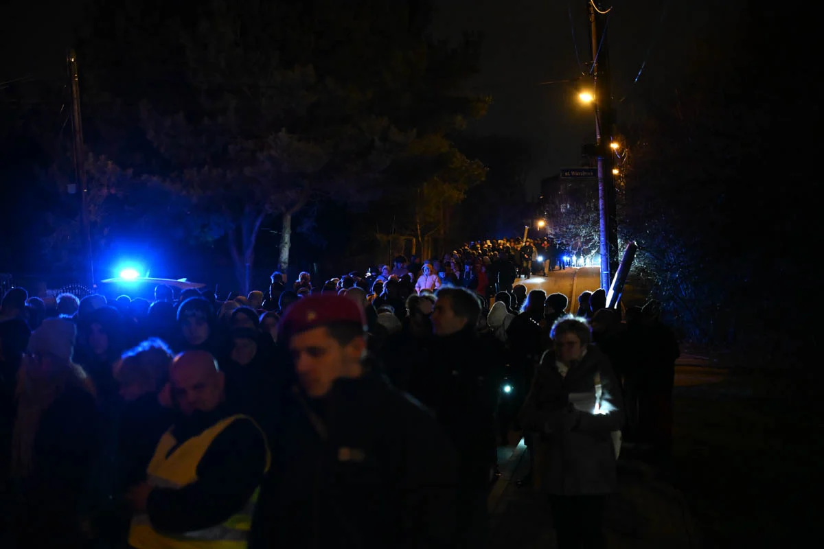 Wierni przeszli w Drogach Krzyżowych ulicami Rudy Śląskiej / fot. Marek Faber