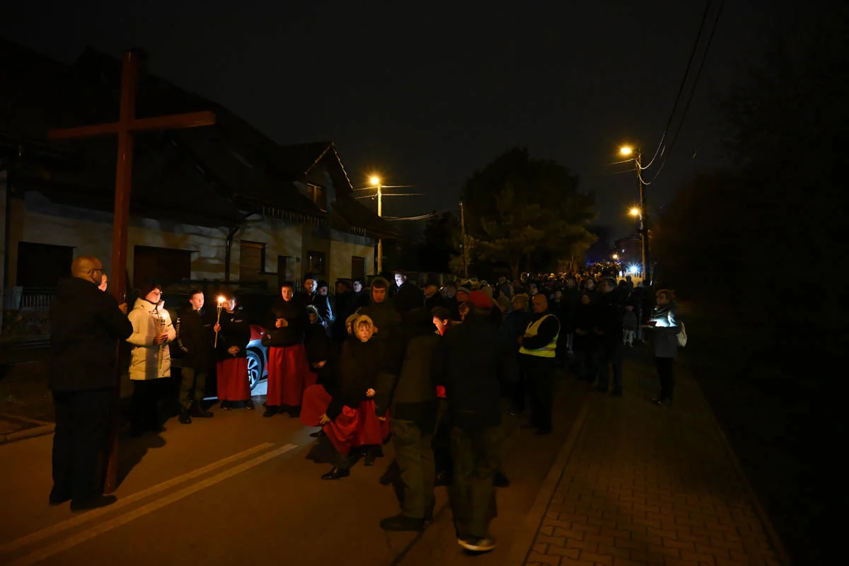 Wierni przeszli w Drogach Krzyżowych ulicami Rudy Śląskiej / fot. Marek Faber