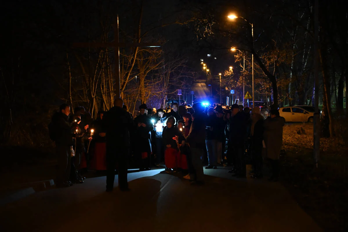 Wierni przeszli w Drogach Krzyżowych ulicami Rudy Śląskiej / fot. Marek Faber
