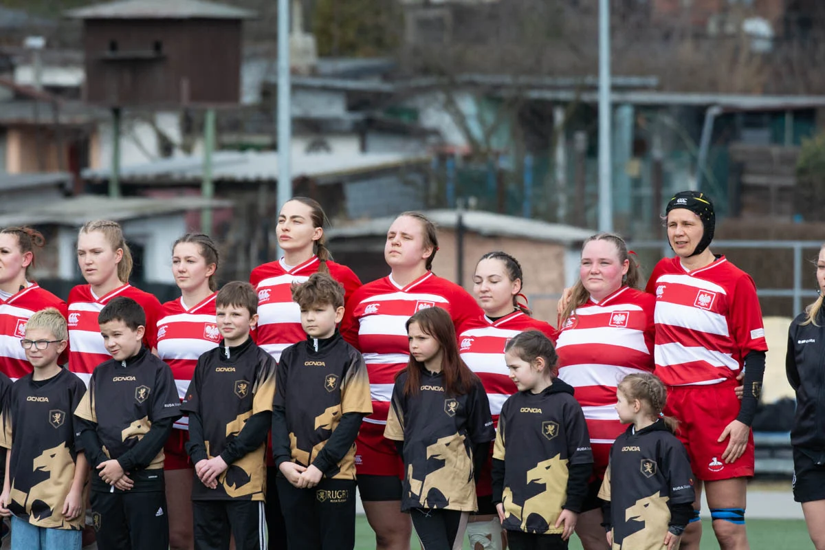Debiut Kadry Narodowej Rugby XV Kobiet w Rudzie Śląskiej. W składzie zawodniczka Diablic! / fot. Krzysztof Faber