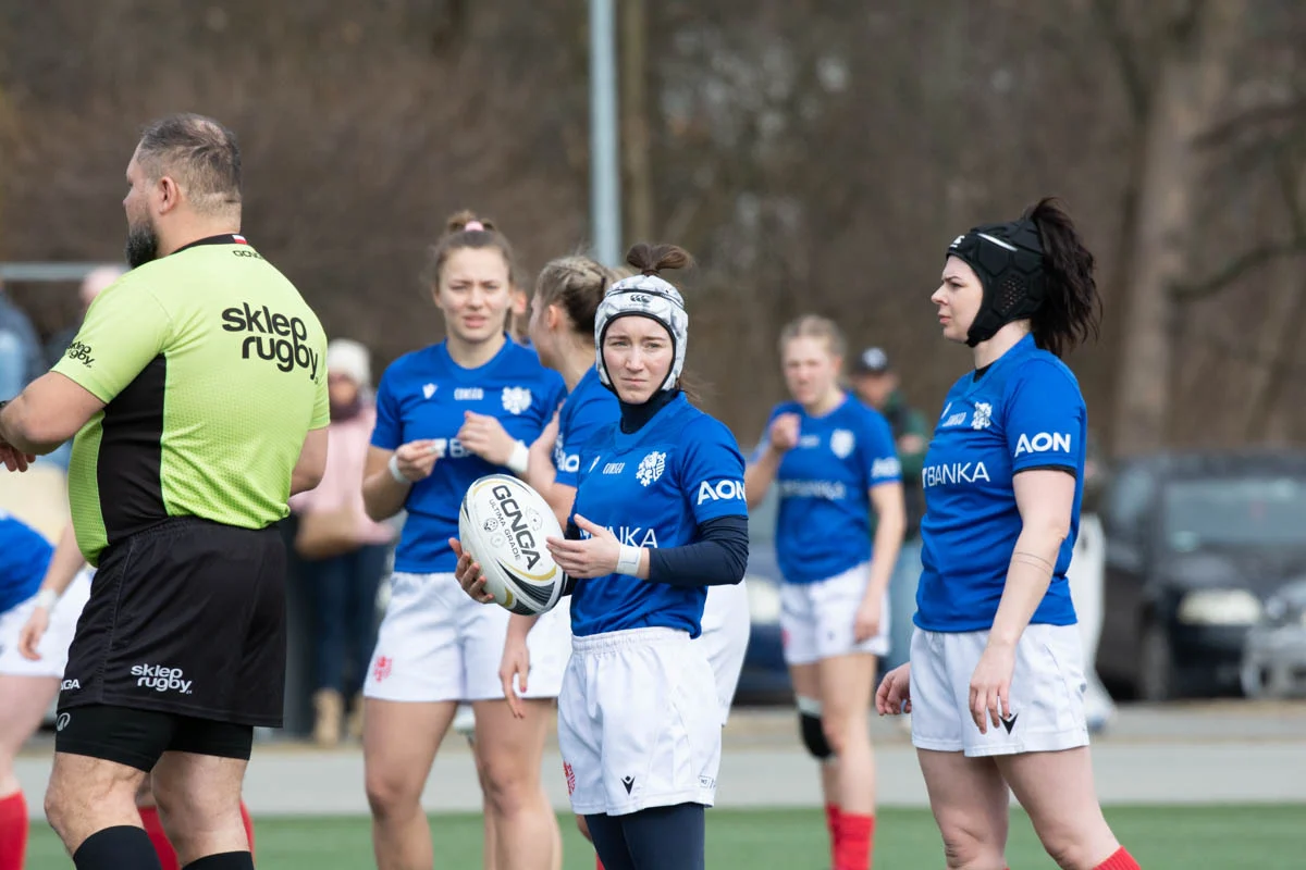 Debiut Kadry Narodowej Rugby XV Kobiet w Rudzie Śląskiej. W składzie zawodniczka Diablic! / fot. Krzysztof Faber