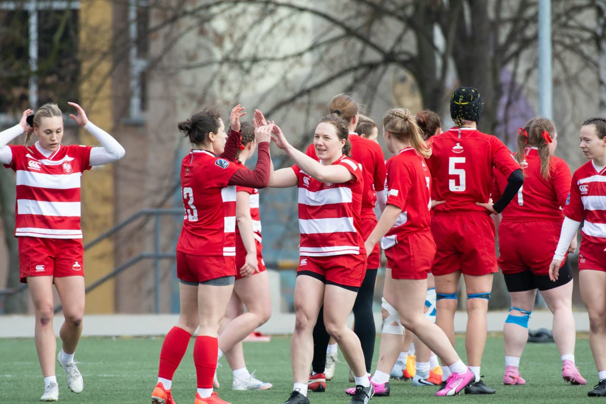 Debiut Kadry Narodowej Rugby XV Kobiet w Rudzie Śląskiej. W składzie zawodniczka Diablic! / fot. Krzysztof Faber