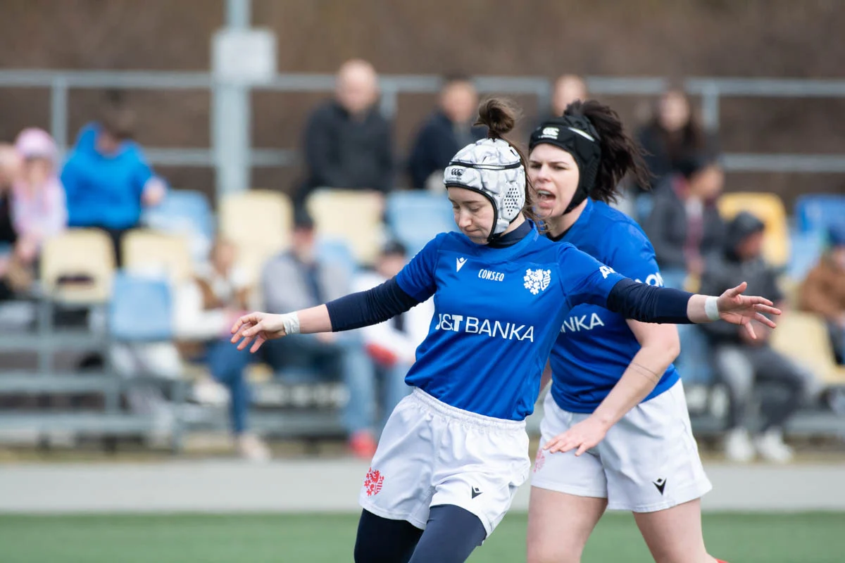 Debiut Kadry Narodowej Rugby XV Kobiet w Rudzie Śląskiej. W składzie zawodniczka Diablic! / fot. Krzysztof Faber