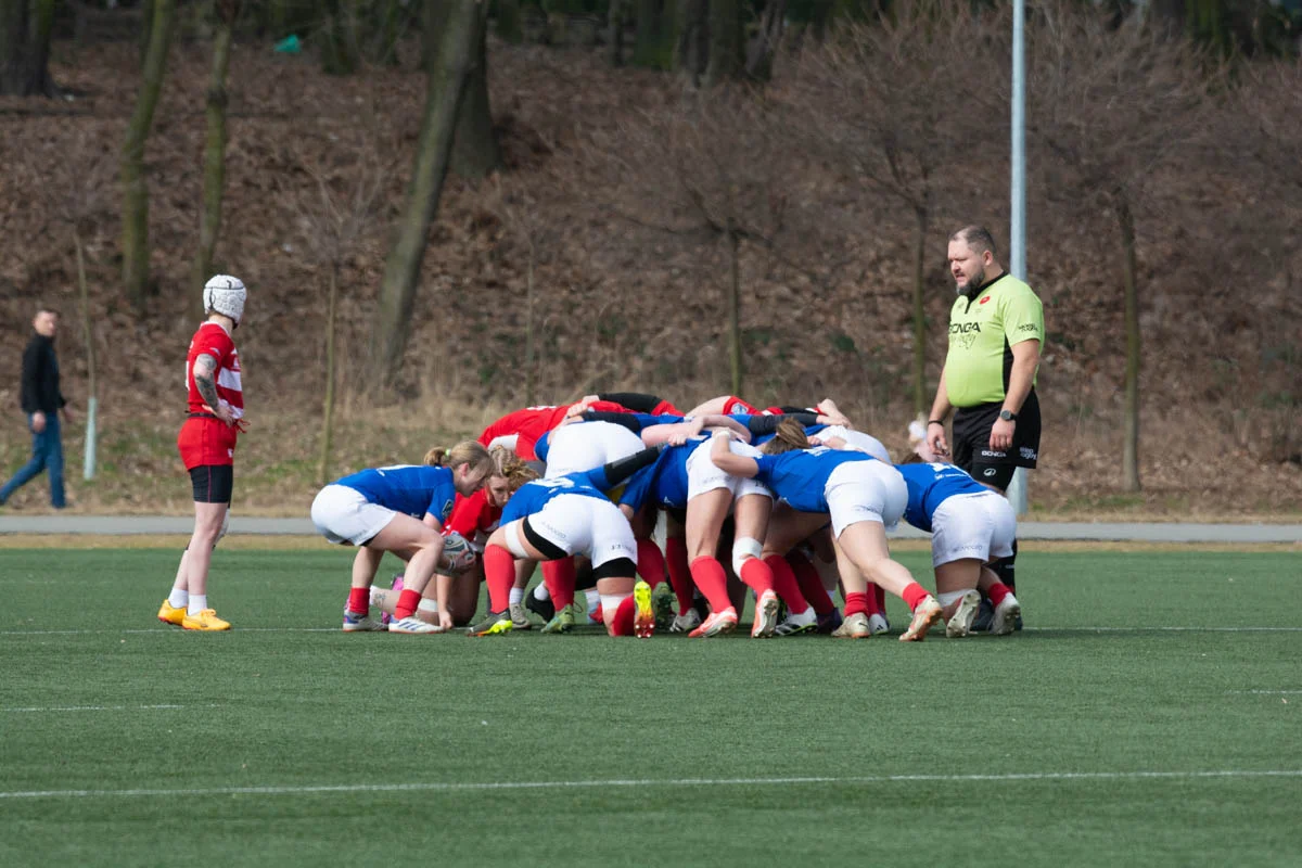 Debiut Kadry Narodowej Rugby XV Kobiet w Rudzie Śląskiej. W składzie zawodniczka Diablic! / fot. Krzysztof Faber