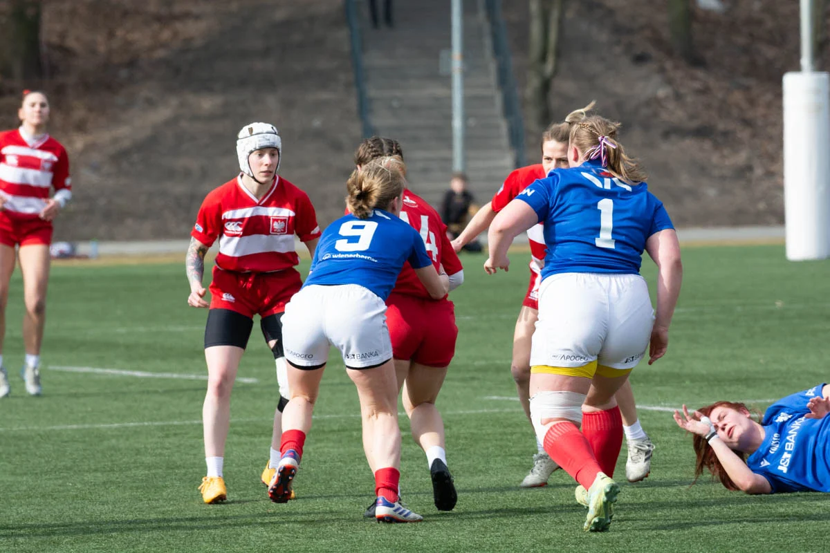 Debiut Kadry Narodowej Rugby XV Kobiet w Rudzie Śląskiej. W składzie zawodniczka Diablic! / fot. Krzysztof Faber