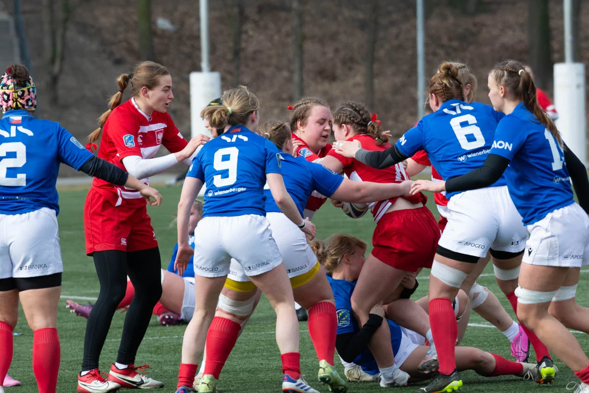 Debiut Kadry Narodowej Rugby XV Kobiet w Rudzie Śląskiej. W składzie zawodniczka Diablic! / fot. Krzysztof Faber
