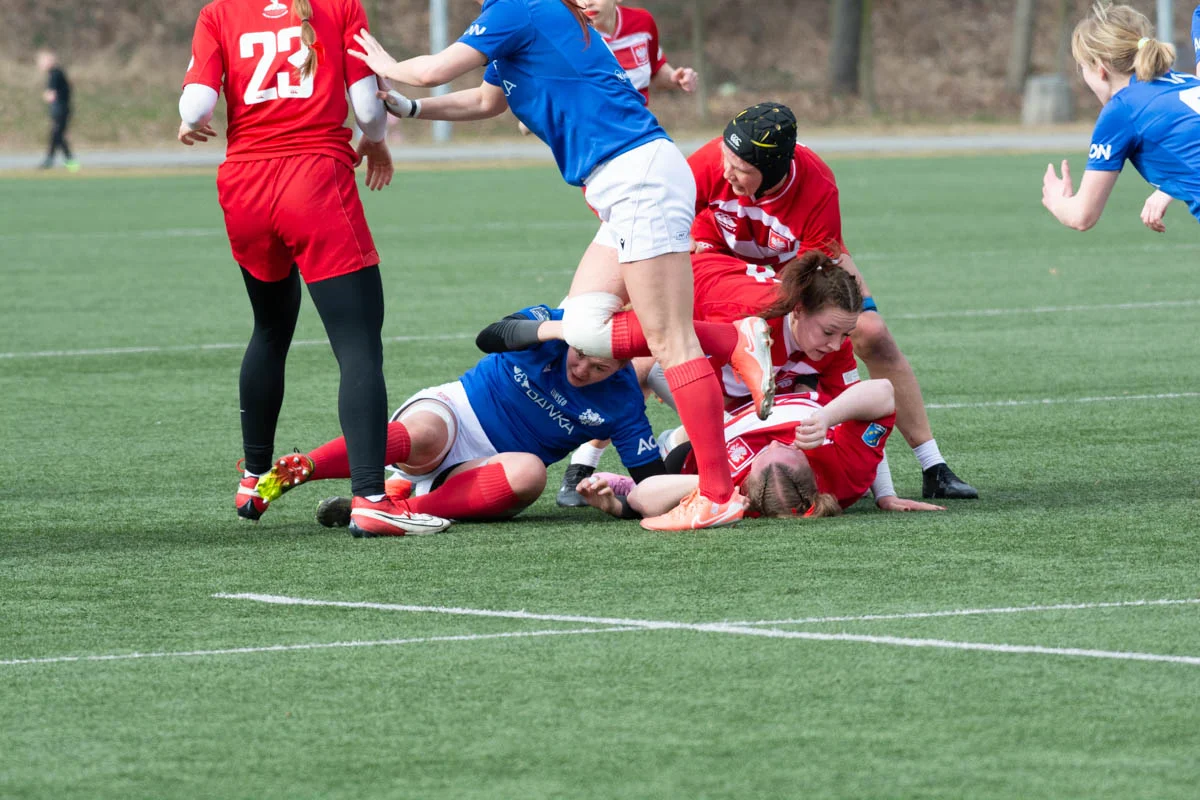 Debiut Kadry Narodowej Rugby XV Kobiet w Rudzie Śląskiej. W składzie zawodniczka Diablic! / fot. Krzysztof Faber