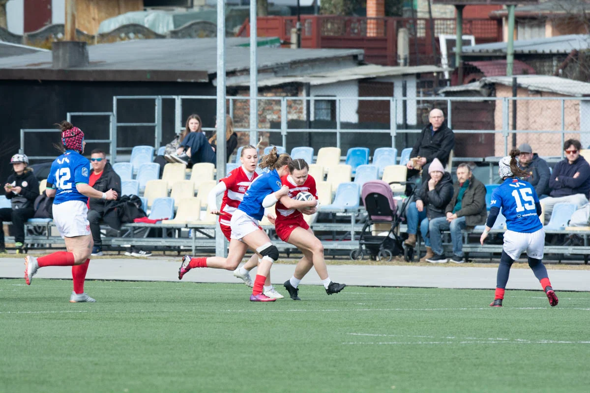 Debiut Kadry Narodowej Rugby XV Kobiet w Rudzie Śląskiej. W składzie zawodniczka Diablic! / fot. Krzysztof Faber