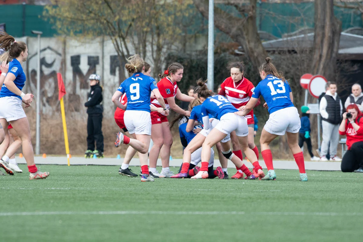 Debiut Kadry Narodowej Rugby XV Kobiet w Rudzie Śląskiej. W składzie zawodniczka Diablic! / fot. Krzysztof Faber
