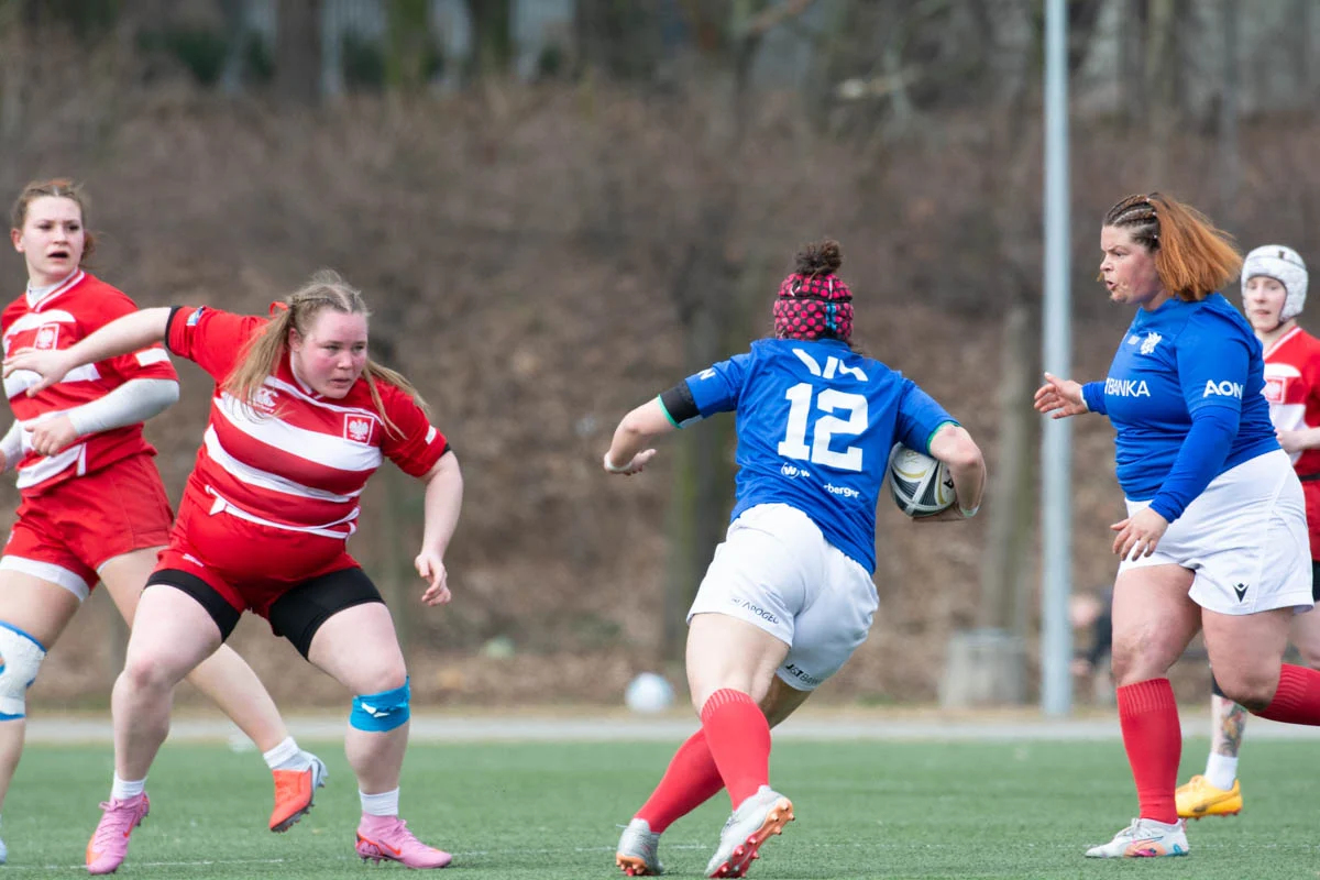 Debiut Kadry Narodowej Rugby XV Kobiet w Rudzie Śląskiej. W składzie zawodniczka Diablic! / fot. Krzysztof Faber