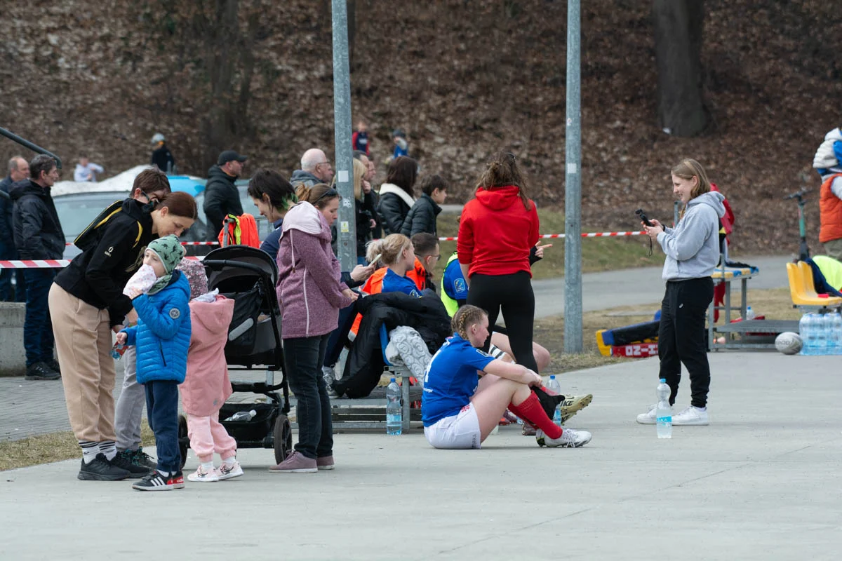 Debiut Kadry Narodowej Rugby XV Kobiet w Rudzie Śląskiej. W składzie zawodniczka Diablic! / fot. Krzysztof Faber